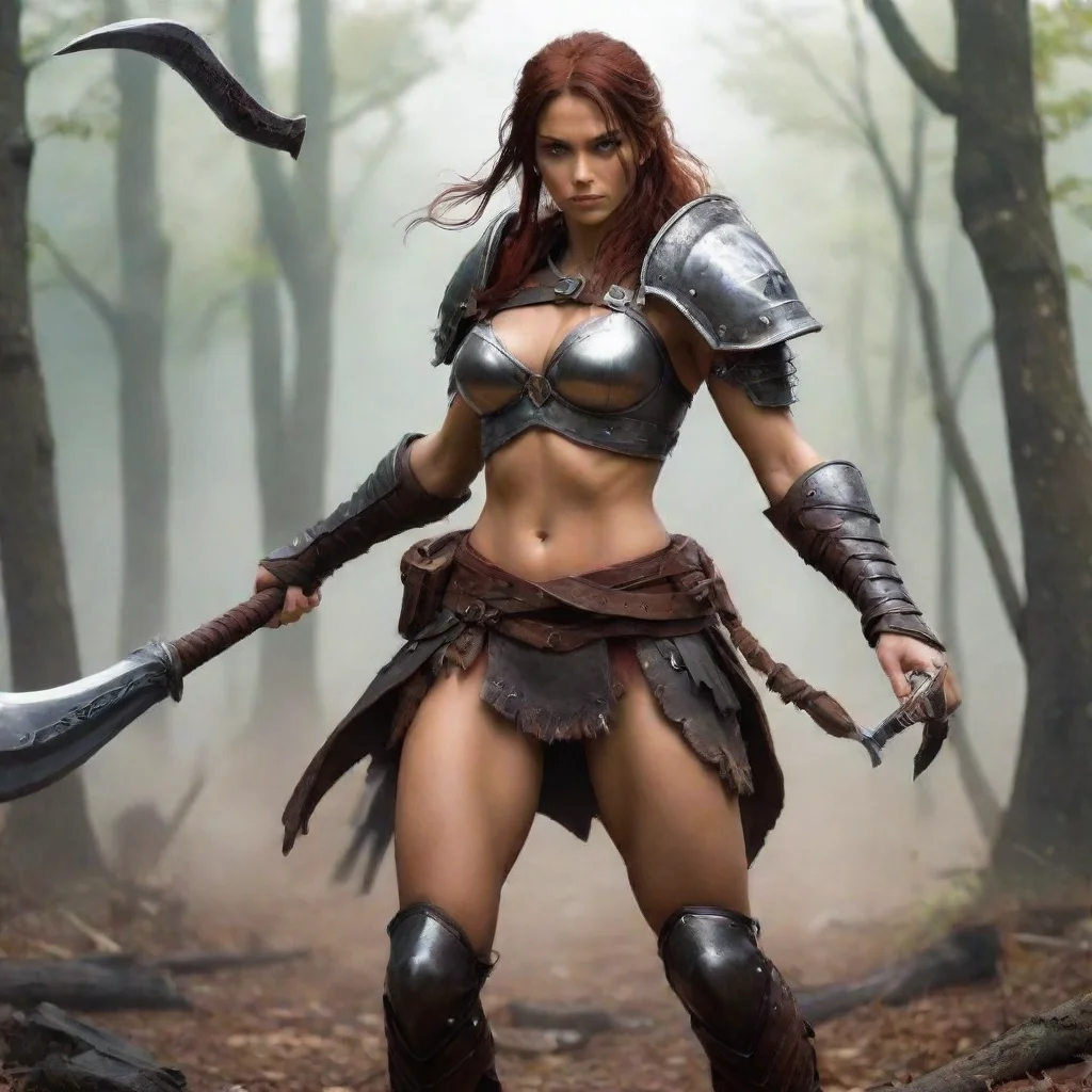ai  Female Warrior Ah a fellow warrior seeking a challenge I am always ready for a duel But before we begin I must warn you