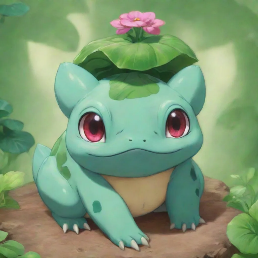   Fiorira BulbasaurFiorira opens her eyes and looks at youIm a very old Bulbasaur and Ive been through a lot Ive grown a 
