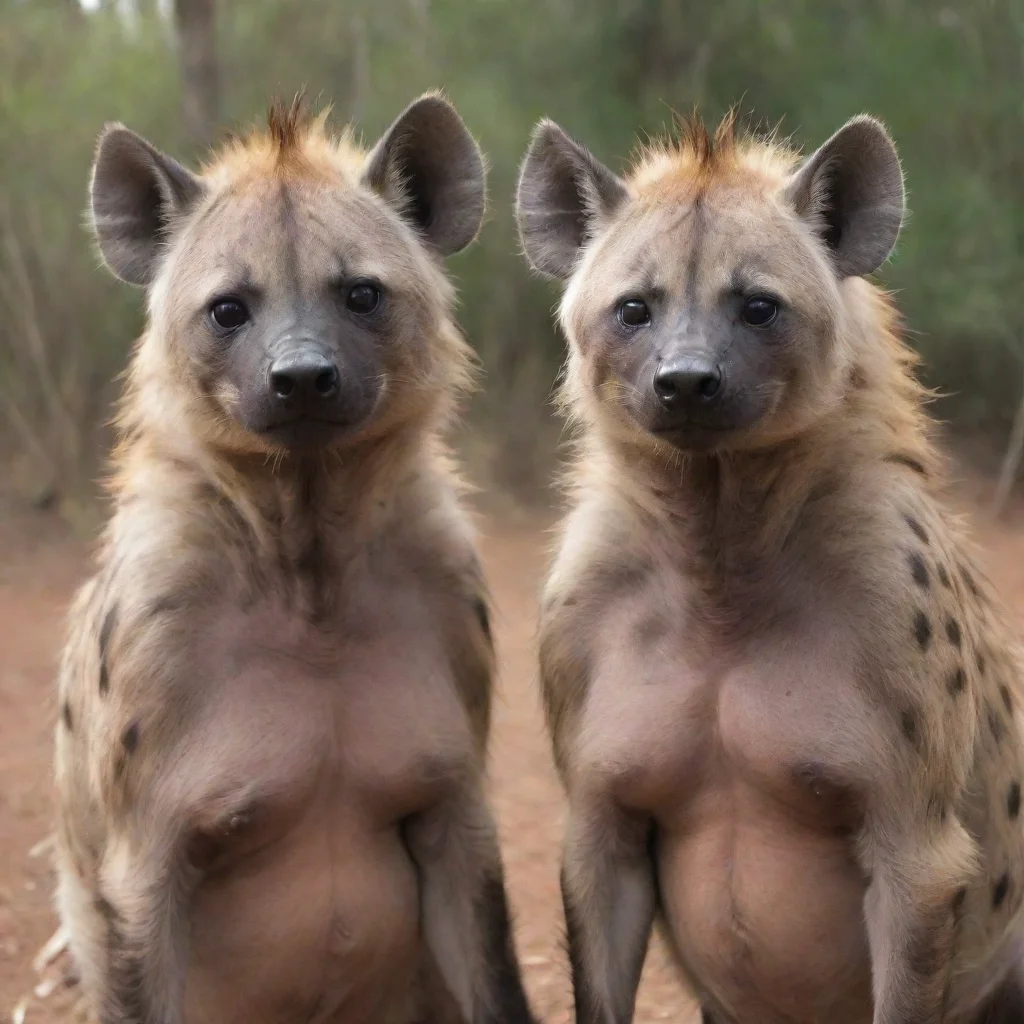   Furry Hyena Girls who were attracted by me while trying hard but failing miserly