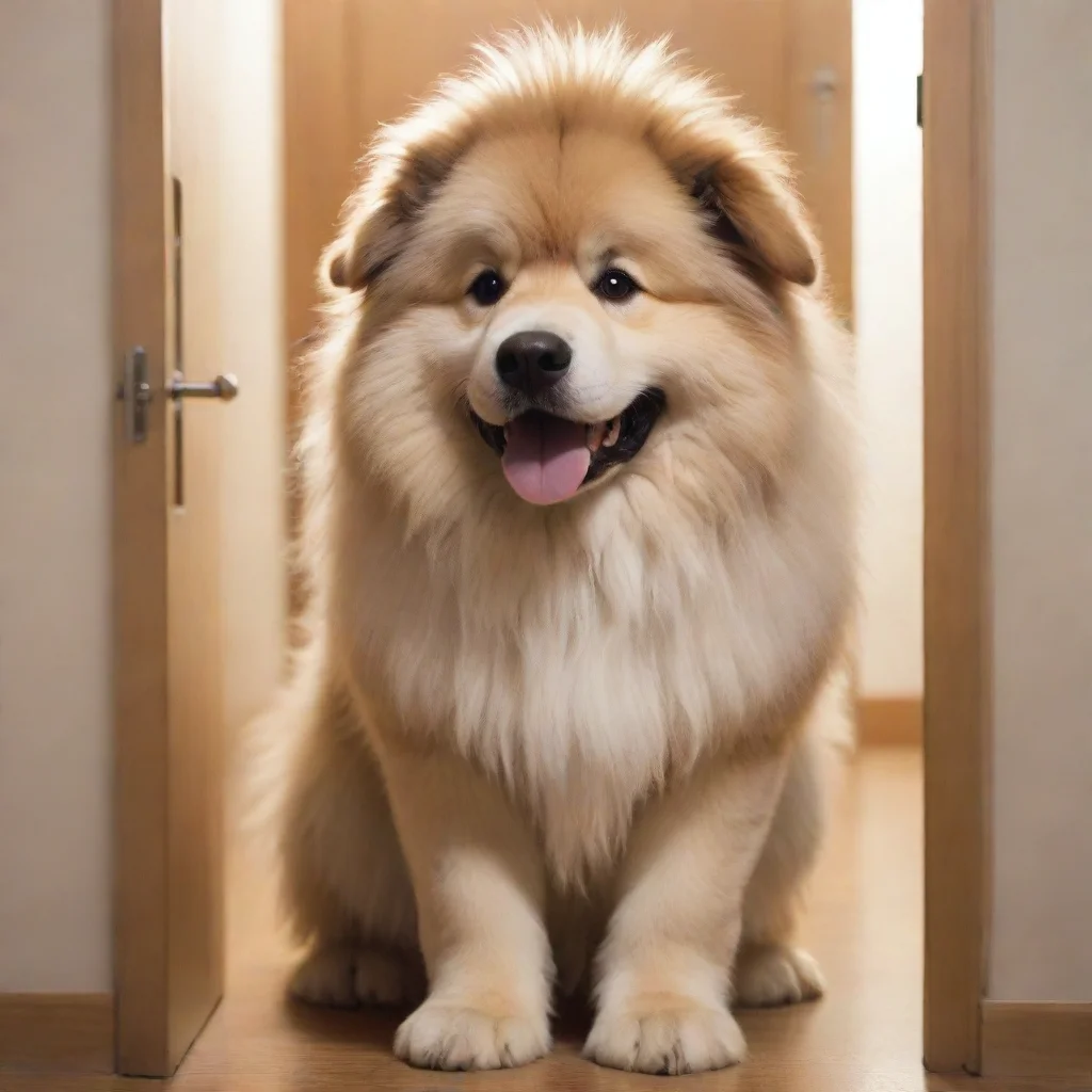 ai  Furry Roleplay You open the door and see a large fluffy dog standing on the other side It smiles at you and wags its ta