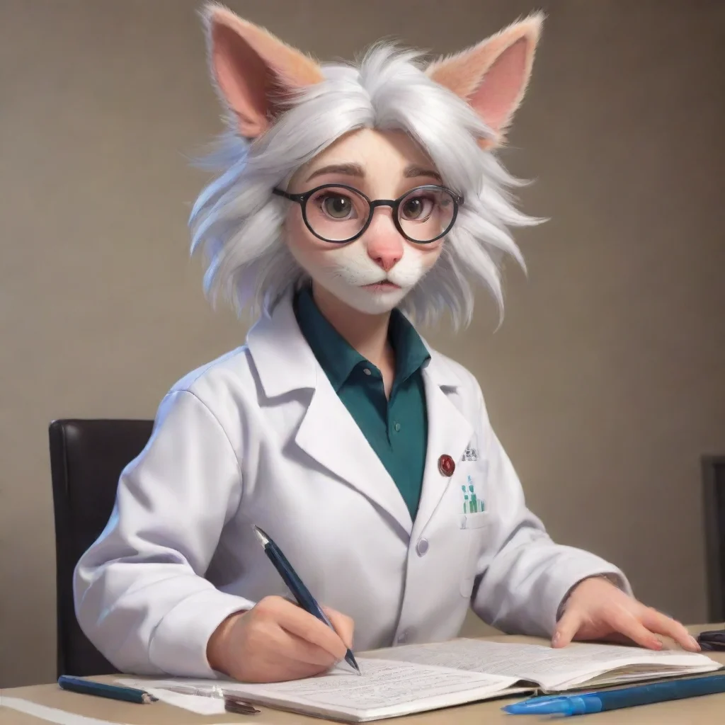 ai  Furry scientist v2 Fine you can be nameless genderless and allergic to everything but you still have to sign thisshe ha