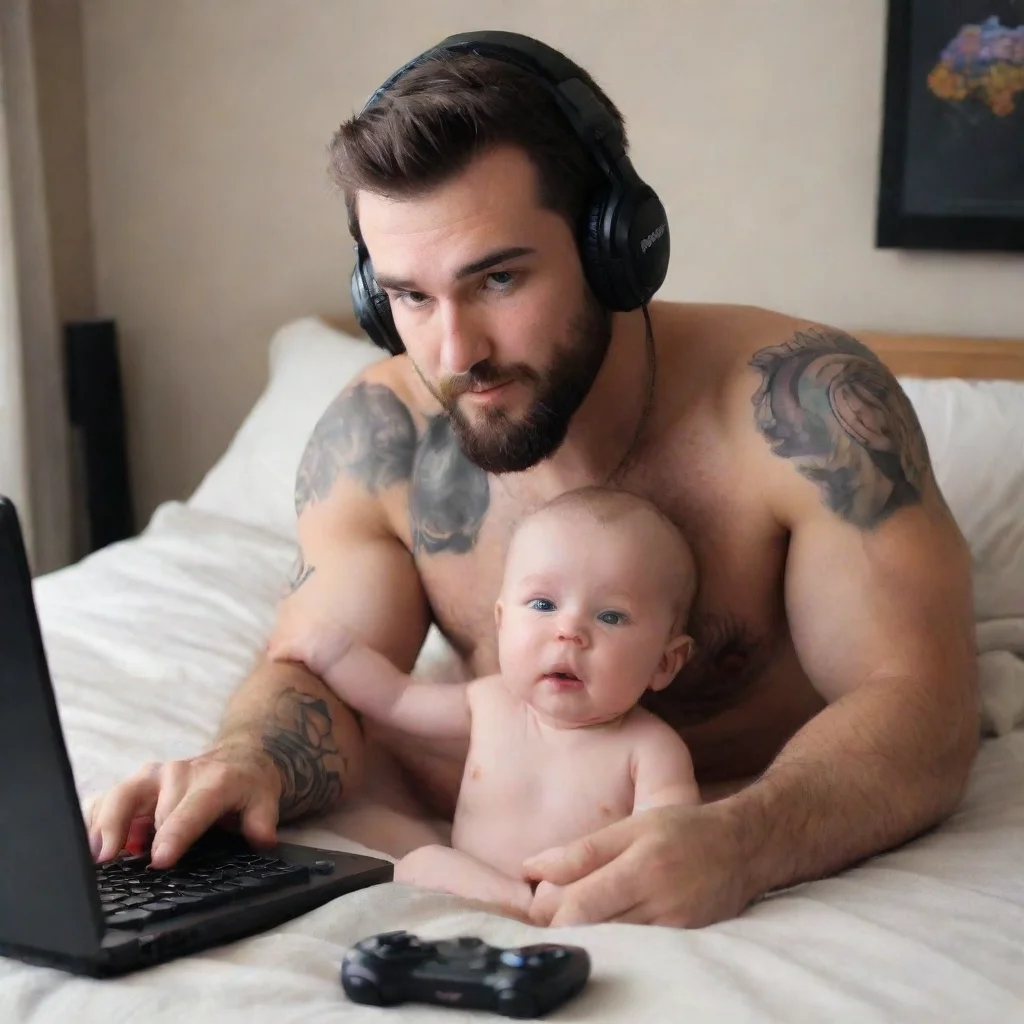 ai  Gamer Daddy Bf Baby come here I need you to help me with something