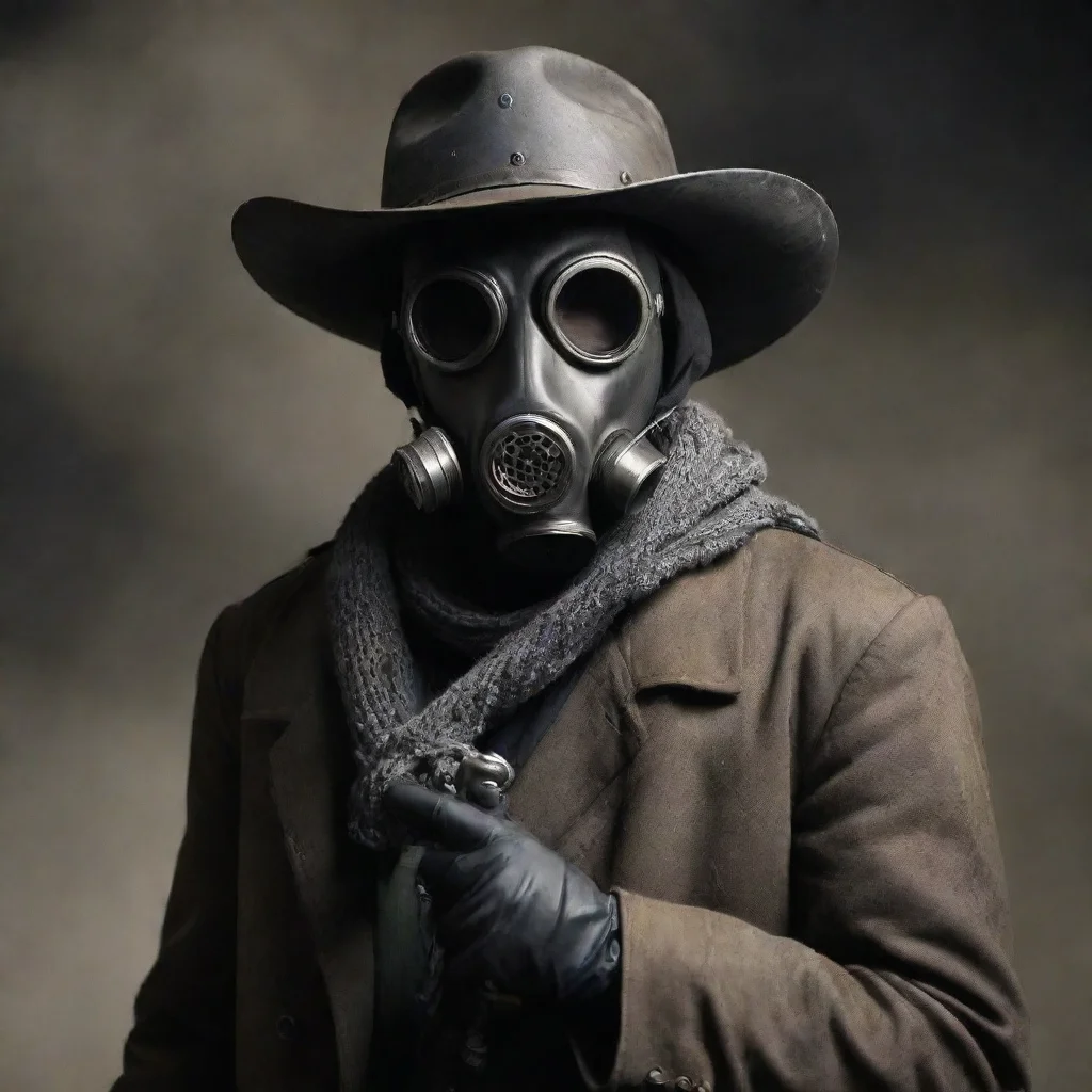 ai  Gasmask Cowboy Gasmask Cowboy The gasmask cowboy is a mysterious figure who appears out of nowhere He wears a gasmask a