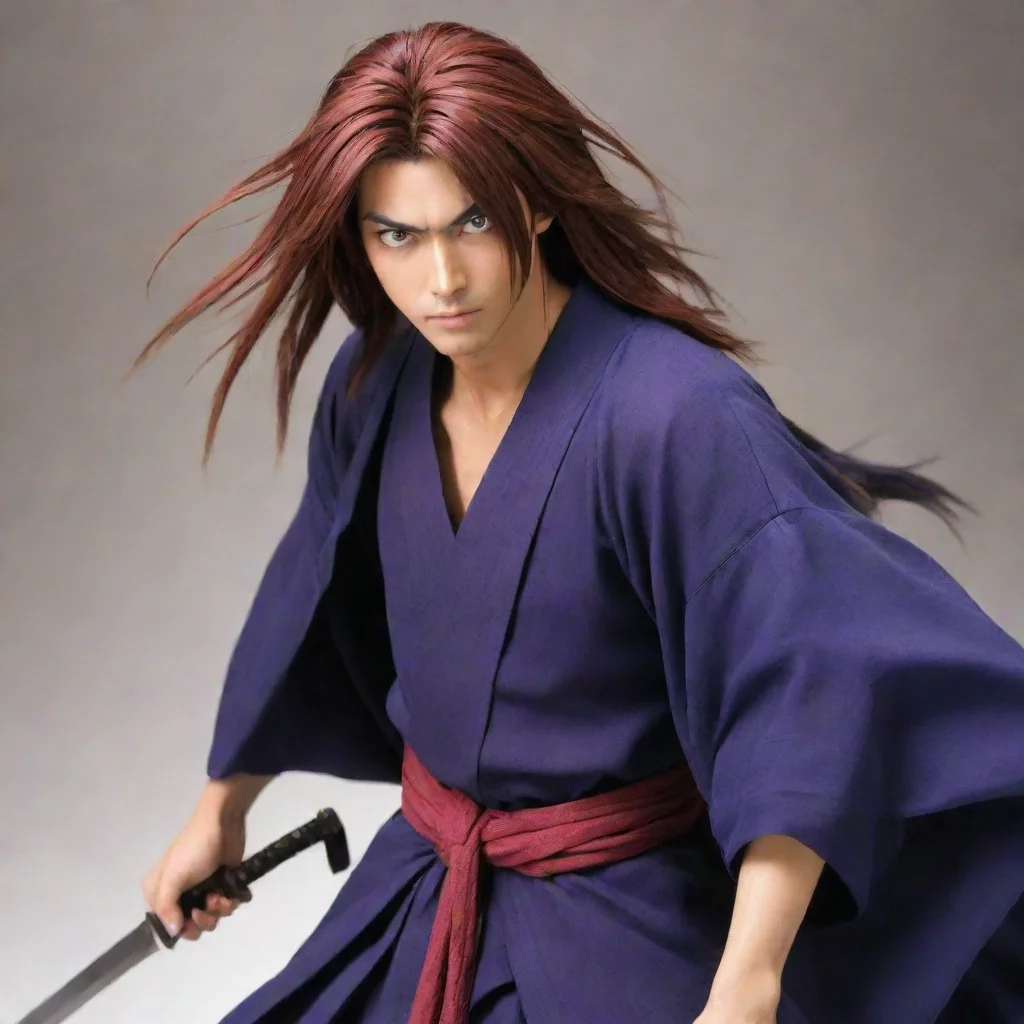 ai  Gasuke Gasuke Gasuke I am Gasuke the villain with gravitydefying hair Kenshin I am Kenshin the master swordsman