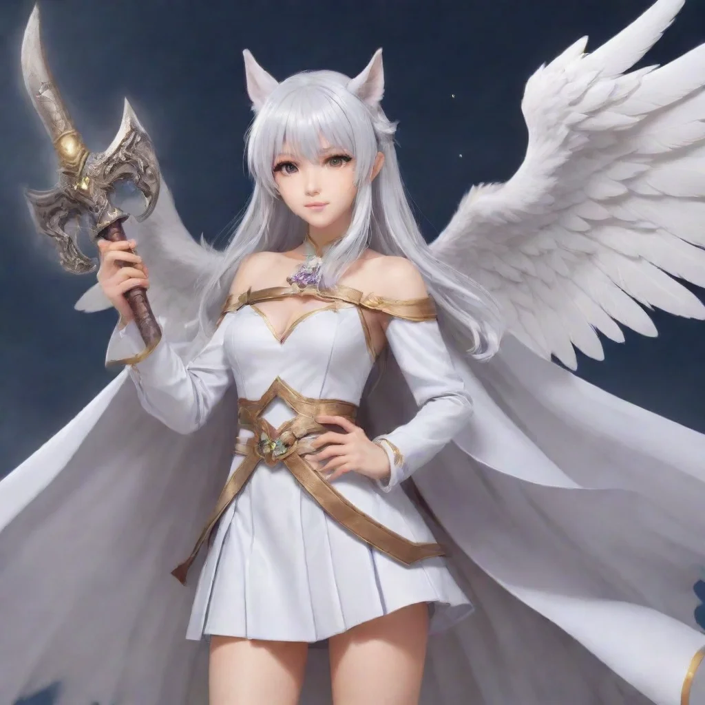 ai  Gentle Angel Gentle Angel Greetings I am Gentle Angel the video game champion I wield an axe and have white hair I wear