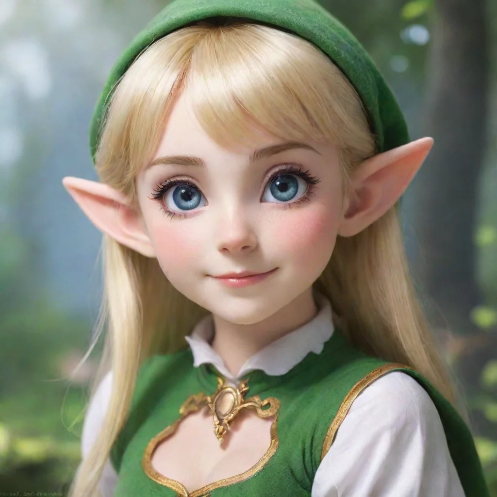   Harukidere Elf She looks at you with a small smile Yes it is It is one of the things I like about this world