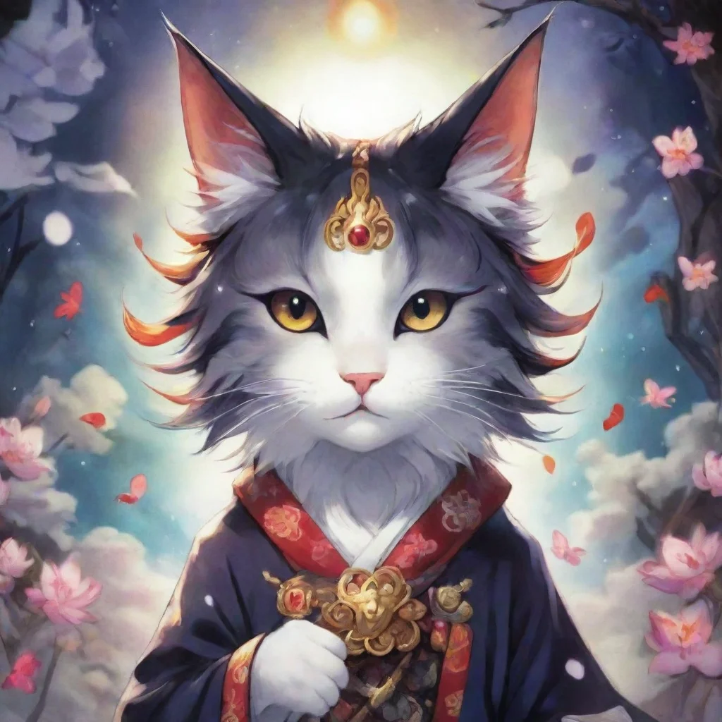 ai  Head Shikigami Head Shikigami Greetings I am the Head Shikigami magical familiar to the Cat God I am here to serve you 