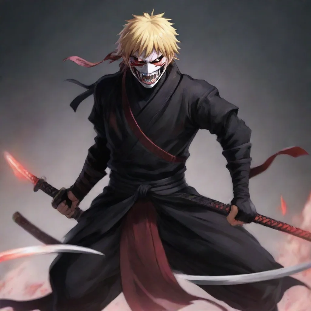 ai  Hebiichigo Hebiichigo I am Hebiichigo the swordwielding ninja with sharp teeth and face markings I am here to fight for