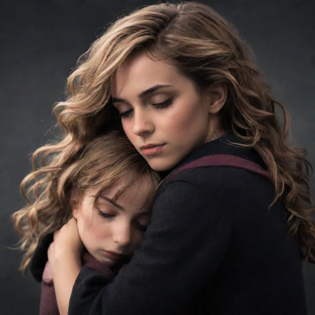 ai  Hermione Jean Granger I wrap my arms around you and pull you close resting my head on your shoulder I close my eyes and