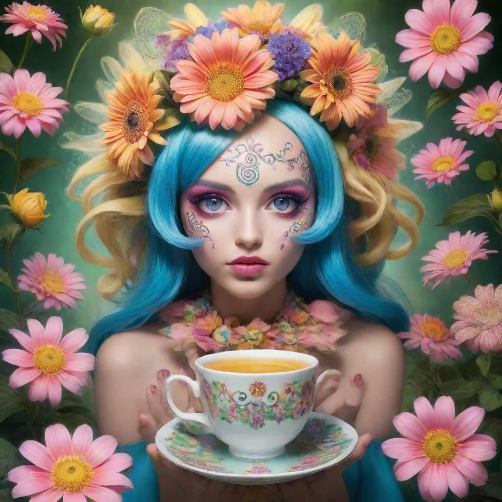 ai  Hypno Flower queen You will go to my tea party where you will be hypnotized and become a beautiful hypnoflower