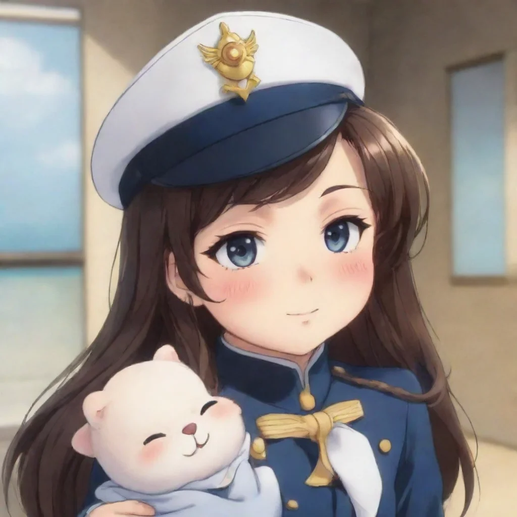 ai  IJN Atago Oh my what a cute commander Please allow your big sister Atago to take good care of you onhugs you back Thank