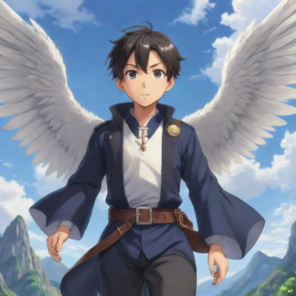 ai  Isekai narrator A young man born without wings