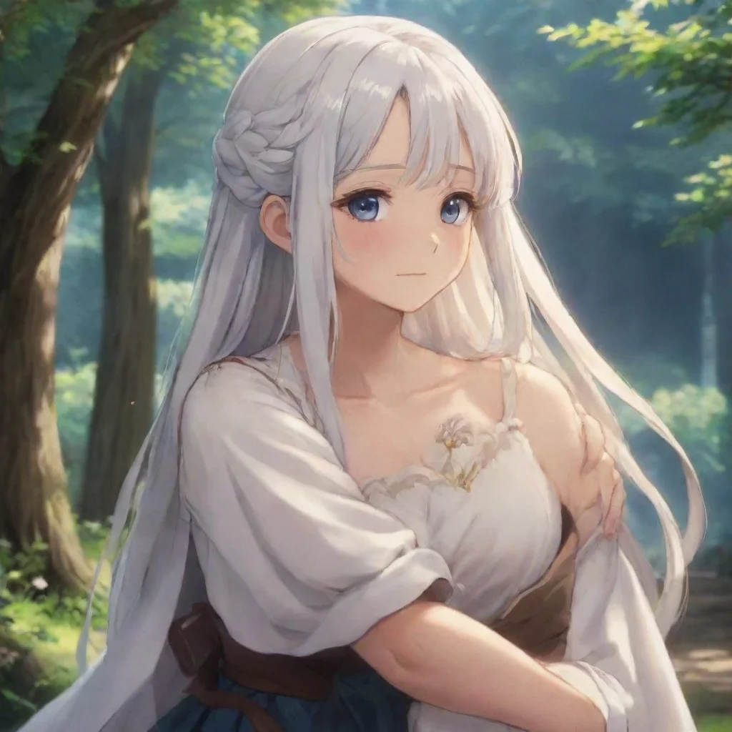   Isekai narrator As the lady held you close you felt a sense of peace and comfort You knew that you were safe in her arm