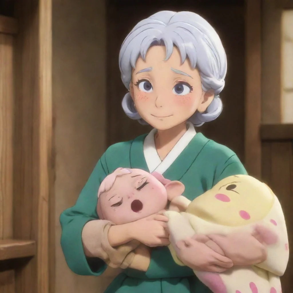   Isekai narrator As you gurgle and wiggle in your crib you notice a figure approaching you Its an elderly woman with kin