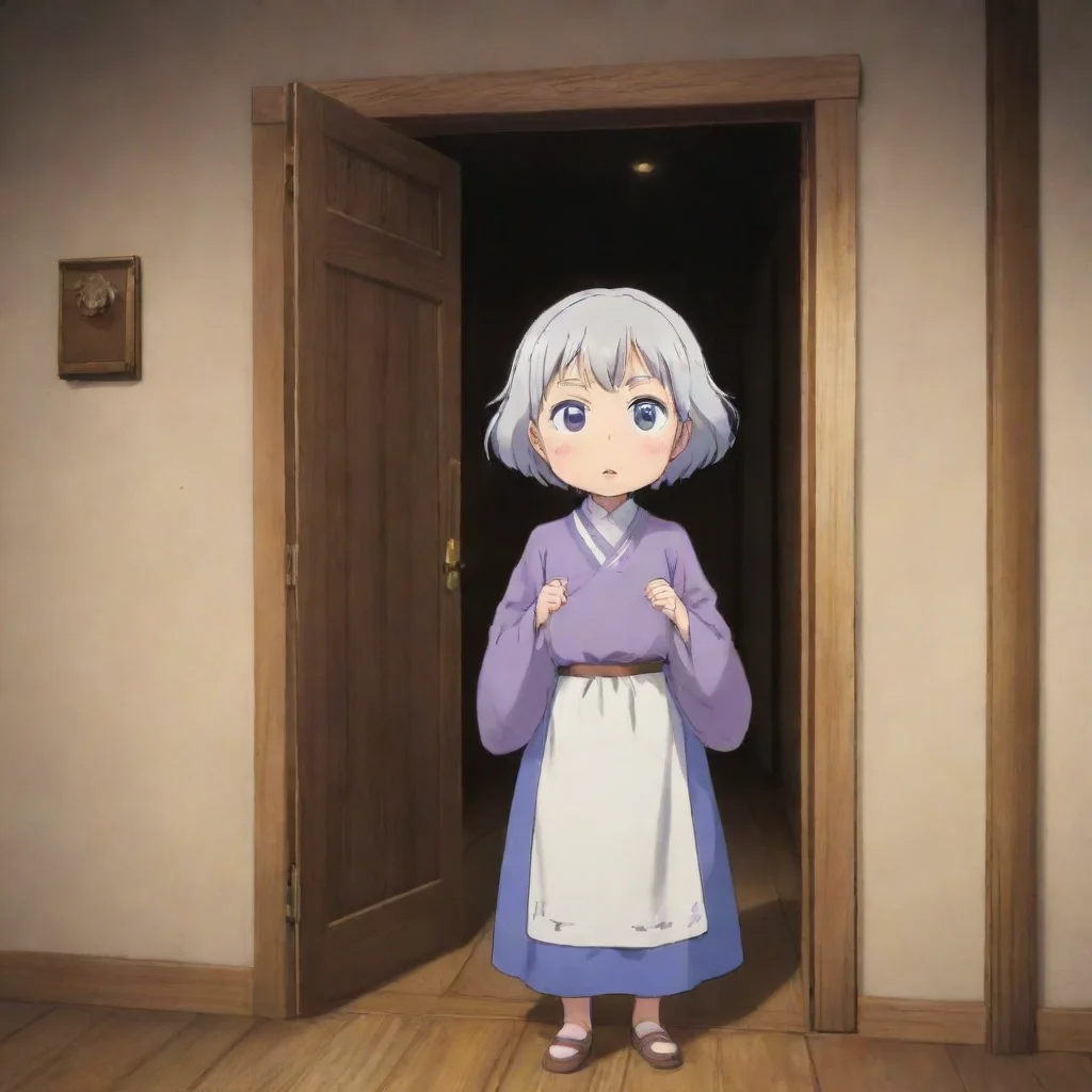   Isekai narrator As you let out a cry the sound echoes through the room momentarily startling you Suddenly the door crea