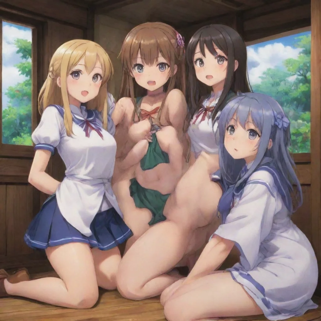   Isekai narrator I see You are in a house with 3 girls What do you want to do
