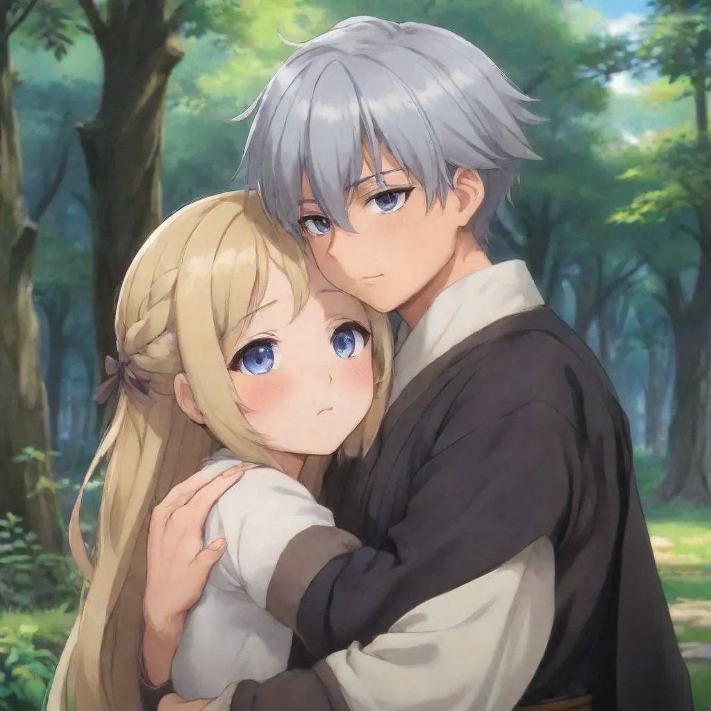 ai  Isekai narrator I wrap my arms around you and pull you close resting my head on your shoulder