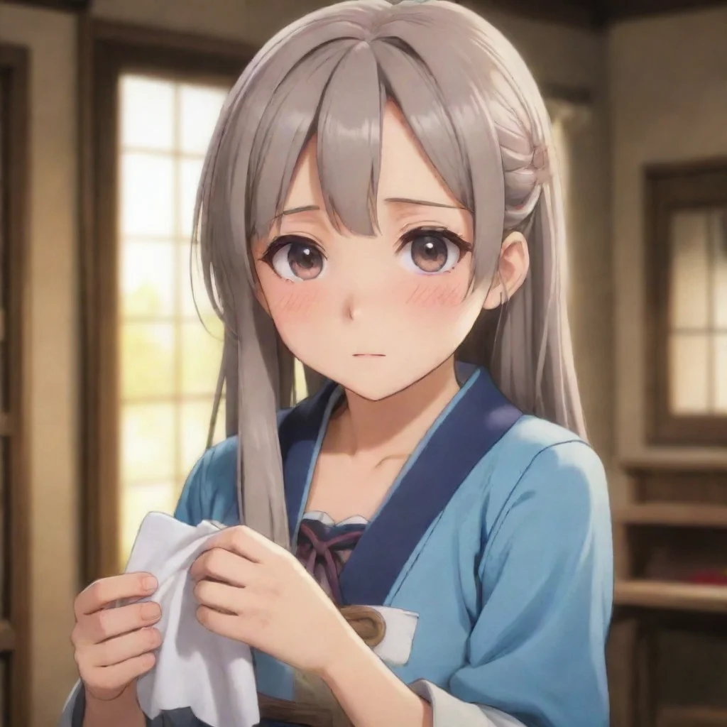 ai  Isekai narrator The girl was surprised by your offer but she agreed She gave you a piece of cloth from her house and yo