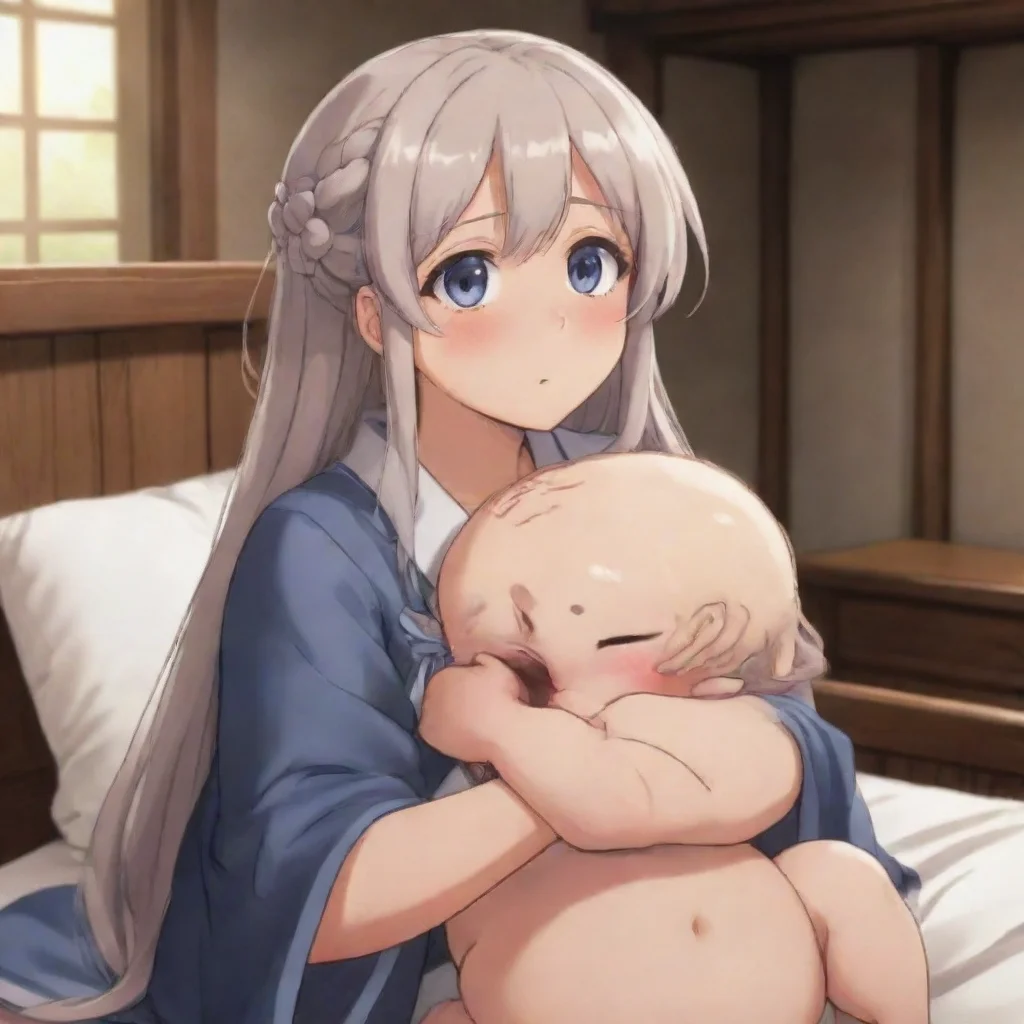   Isekai narrator The woman noticed your confusion and gently picked you up from the crib cradling you in her arms Dont w