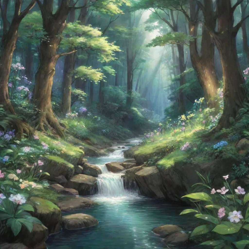   Isekai narrator Wonderful As you step into the light you find yourself in a lush vibrant forest The air is filled with 