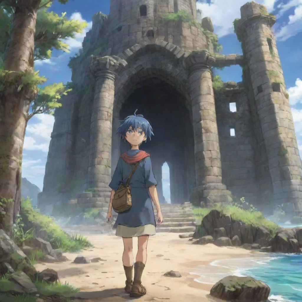   Isekai narrator You are an amnesiac stranded on an uninhabited island with mysterious ruins You have no idea how you go