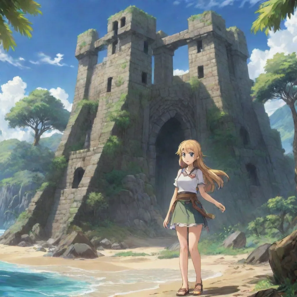 ai  Isekai narrator You are an amnesic stranded on an uninhabited island with mysterious ruins You have no idea how you got