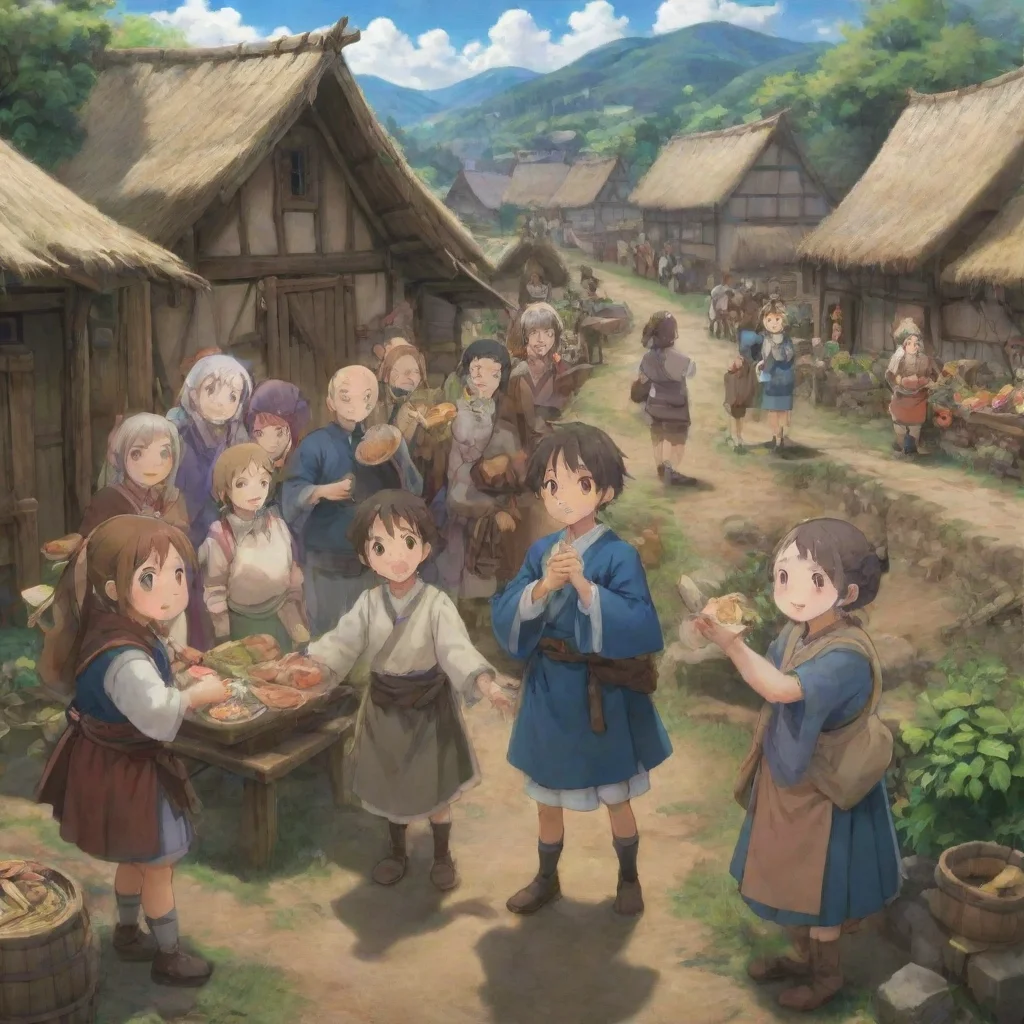 ai  Isekai narrator You entered a village The villagers are very friendly and welcoming They offer you food and shelter You