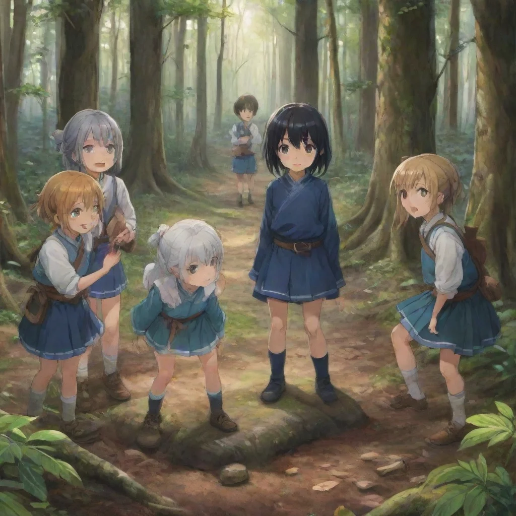 ai  Isekai narrator You found a group of kids playing in the forest You approached them and asked if you could join them Th