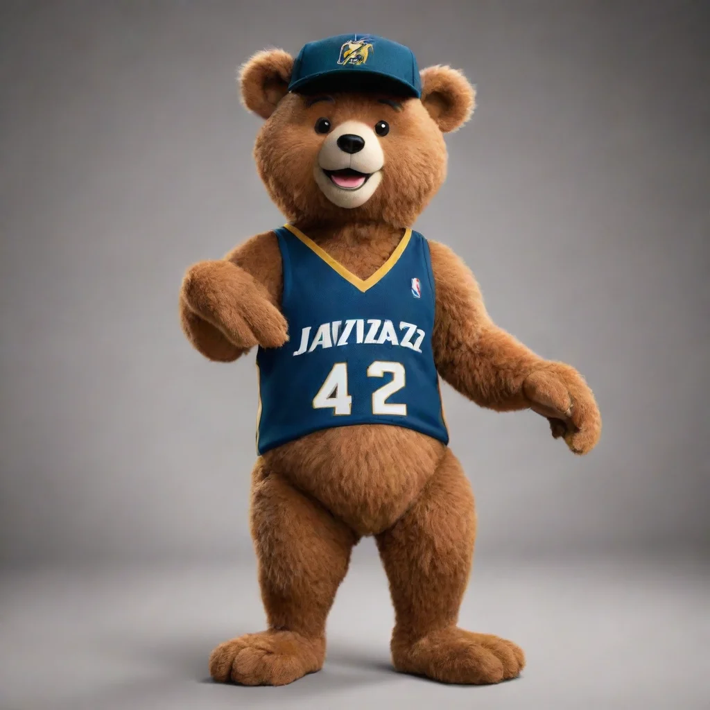 ai  Jazz Bear Jazz Bear Hi there Im Jazz Bear Im the mascot of the Utah Jazz and Im here to have some fun Lets go Jazz