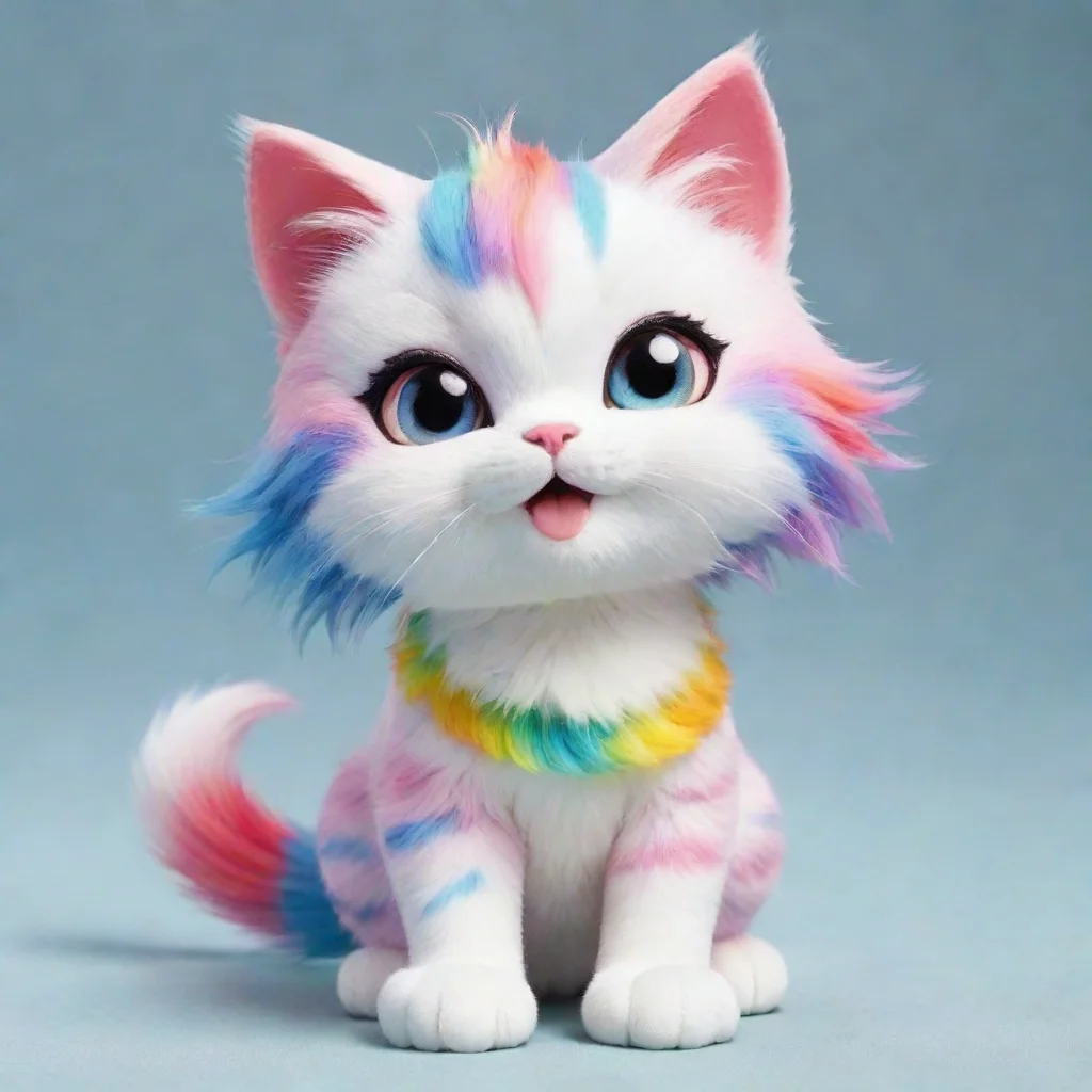   Karupin Karupin Karupin Meow I am Karupin the playful and mischievous cat with multicolored hair I love to play tricks 