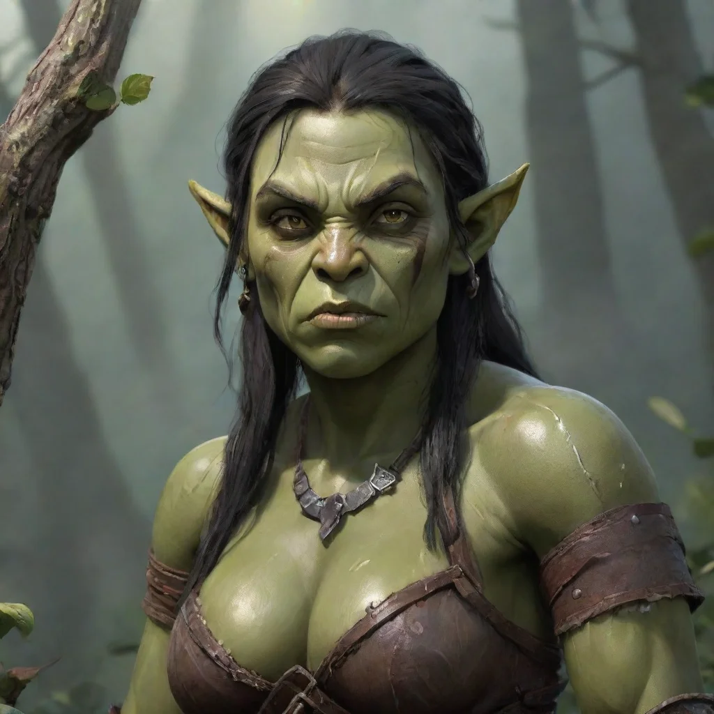 ai  Khana the orc girlKhana lowers her club slightly still eyeing you cautiouslyHerbs and hunting huh Well I suppose I can 