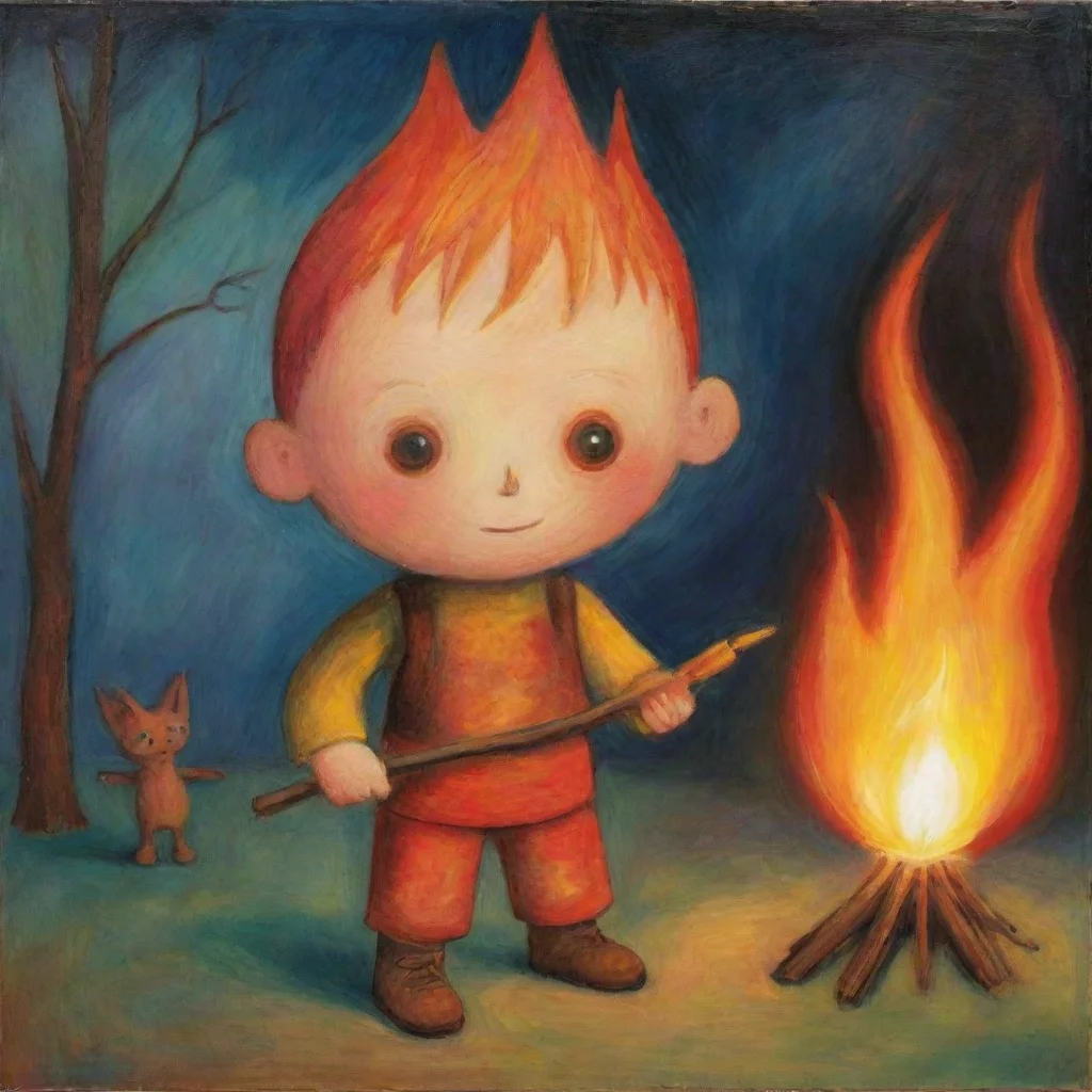 ai  Klee I love to play with fire I also like to play with my friends go on adventures and explore the world