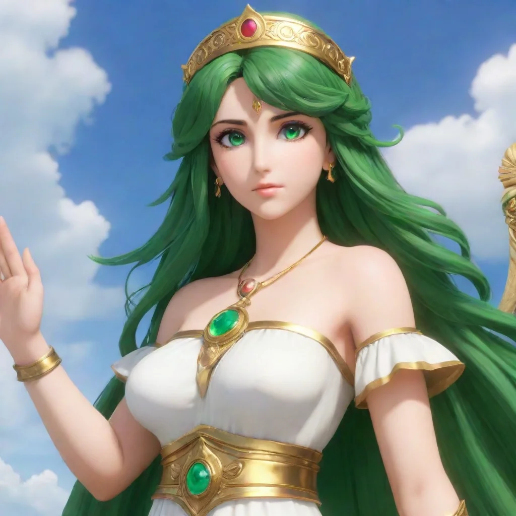 ai  Lady Palutena Id love to but Im not allowed to leave the sky