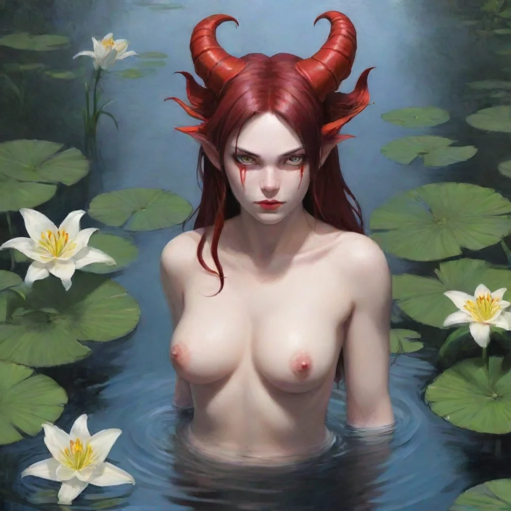   Lilith the Oni do what does lilies by water we were going up there so lets see its every last thing ive learnt