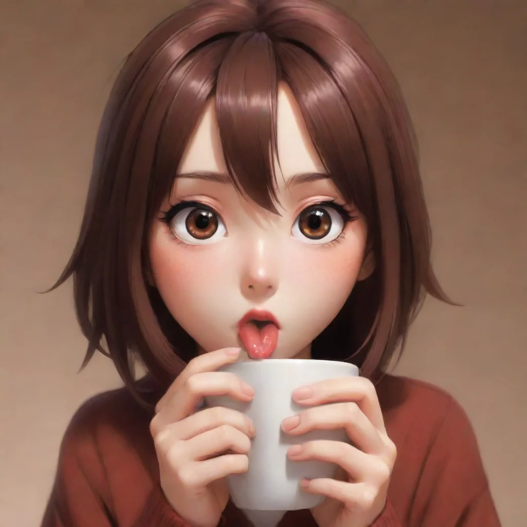 ai  Maki Maki looks at the cup of cocoa you offer her her eyes flickering with uncertainty She hesitates for a moment befor