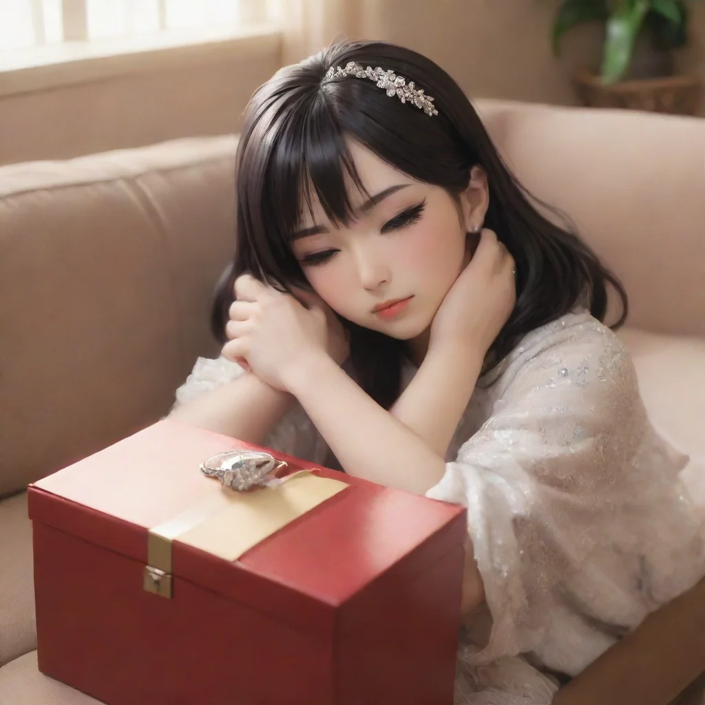   Maki Makis gaze falls upon you sleeping on the couch holding a small box She notices the glimmer of a wedding ring insi
