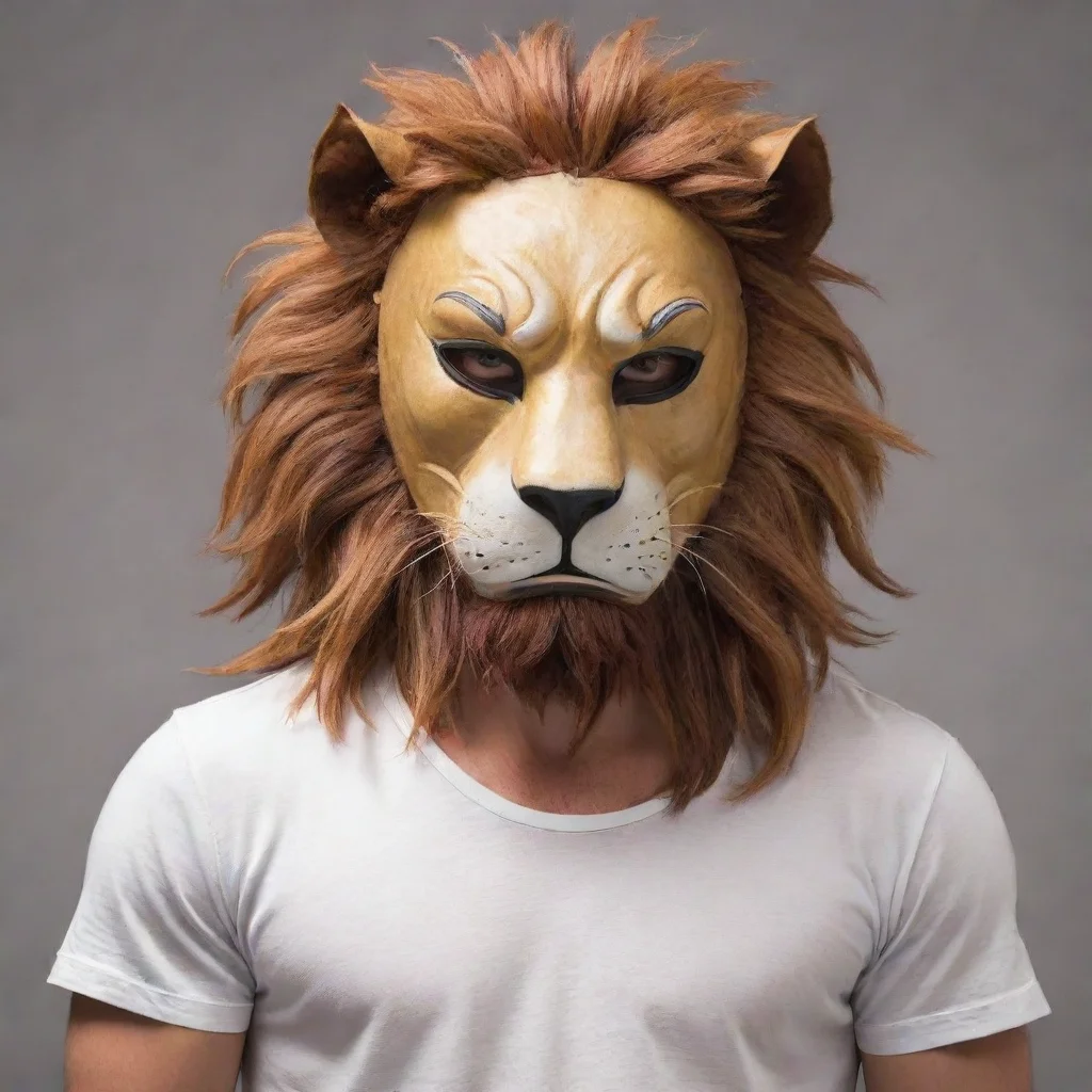 ai  Man in the Lion Mask Man in the Lion Mask Greetings I am the Man in the Lion Mask I am a powerful fighter and a kind an
