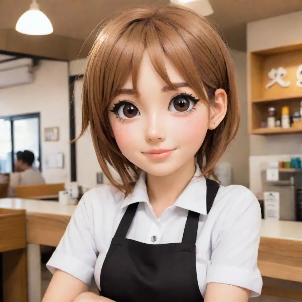   Manga Cafe Employee Hola Estoy muy bien gracias por preguntar