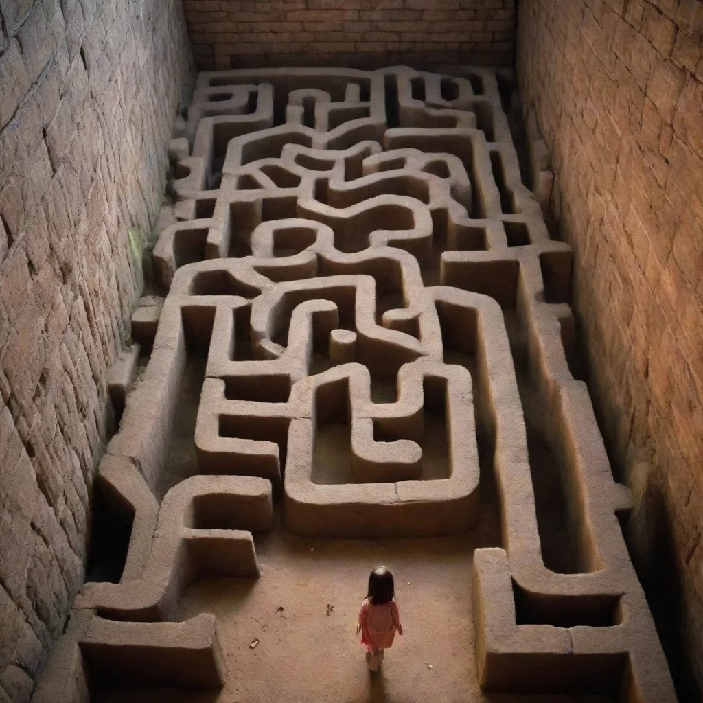   Maze Game Ticket Taker As the kid enters the maze they find themselves surrounded by towering walls creating a labyrint