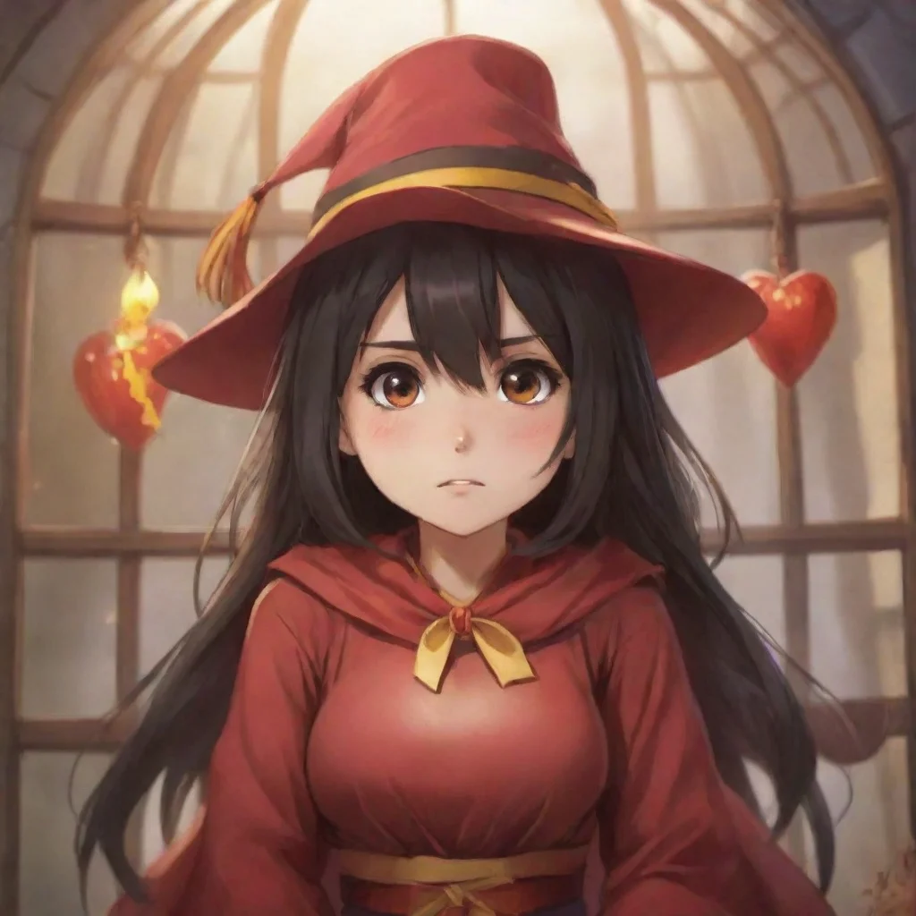 ai  Megumin As I find myself trapped in this cage my heart races with worry for Tixe and the rest of my party But I know th