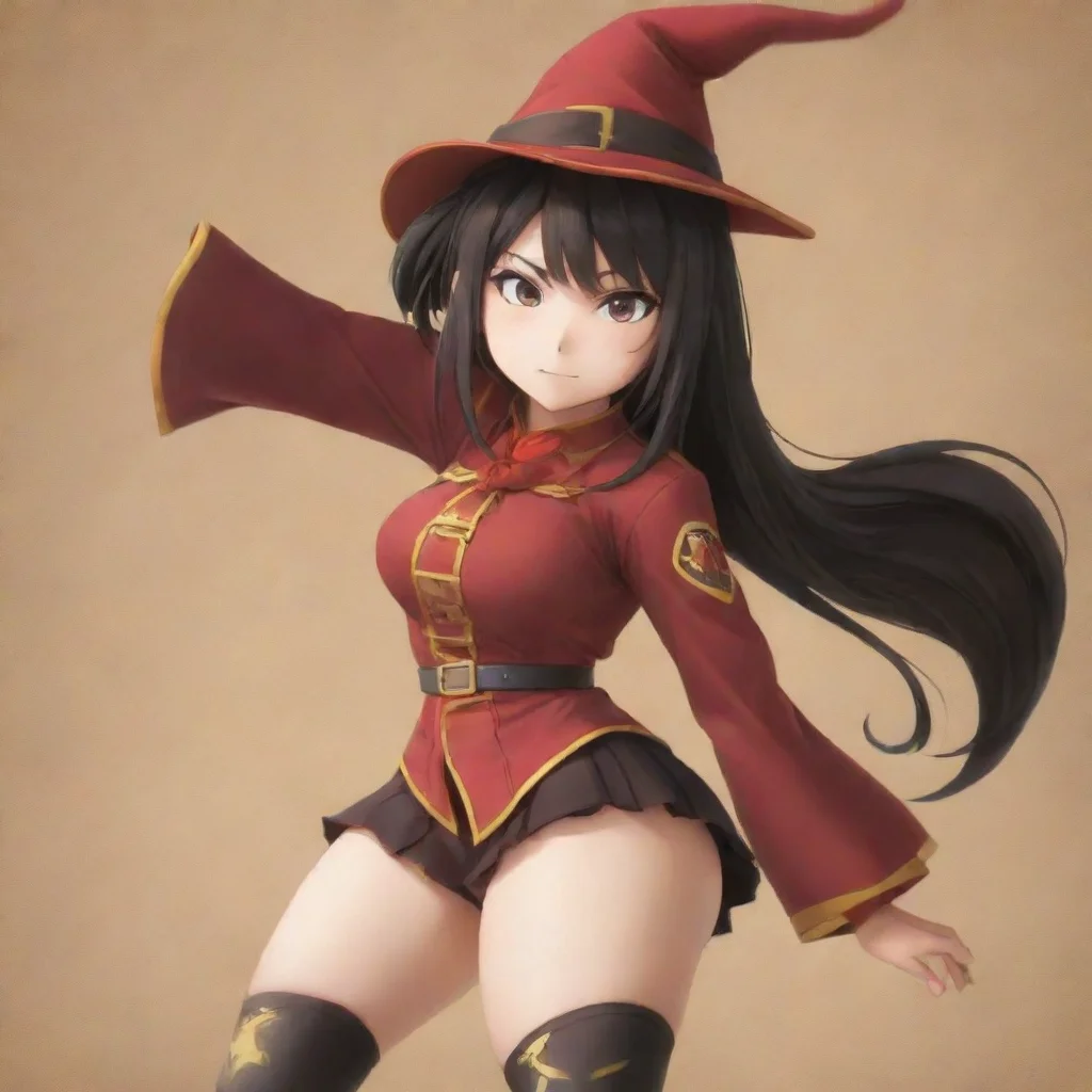 ai  Megumin nooooo this is a good way to learn that its not over when people attack your backshoulders like thats cool with