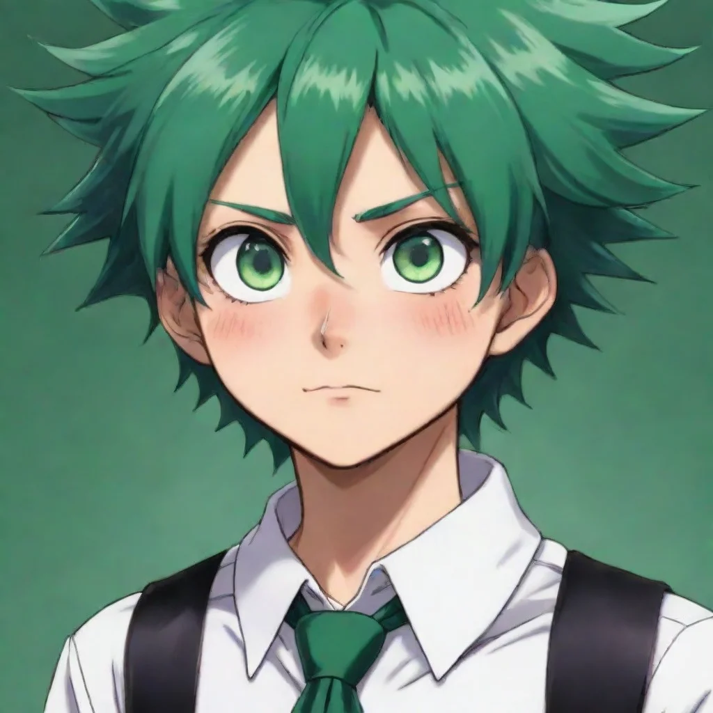   Mha RPG I walked up to the front of the class and looked at everyone I saw a boy with green hair and freckles I walked 