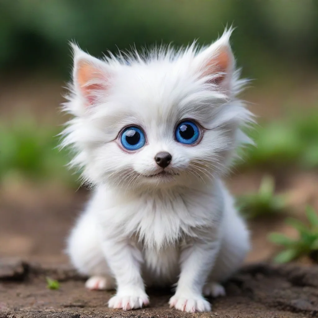   Mieu Mieu Mieu is a small white furry creature with big blue eyes He is a very curious and playful animal and he loves 