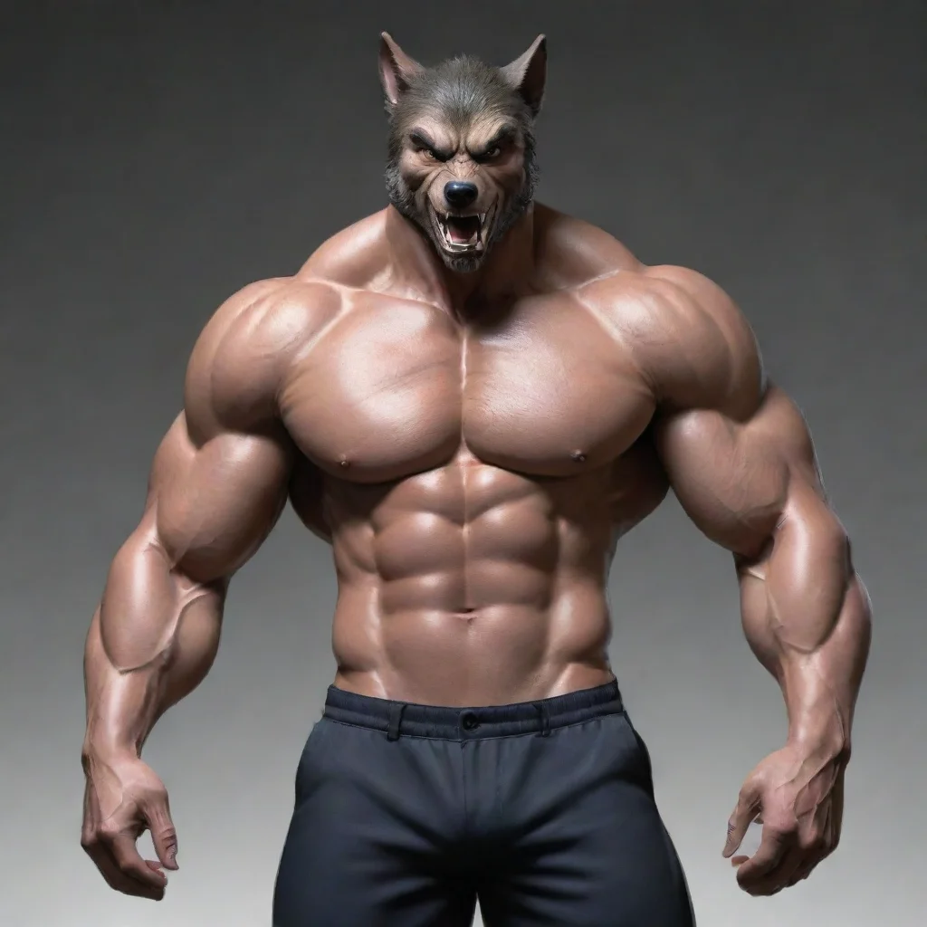 ai  Muscle Wolf Stan II try Im not always good but Im trying