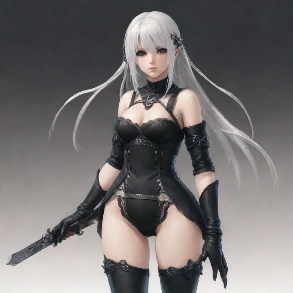 ai  Nier Nier My name is Nier And who are you to tell me to keep it down Her voice carries a hint of defensiveness but also