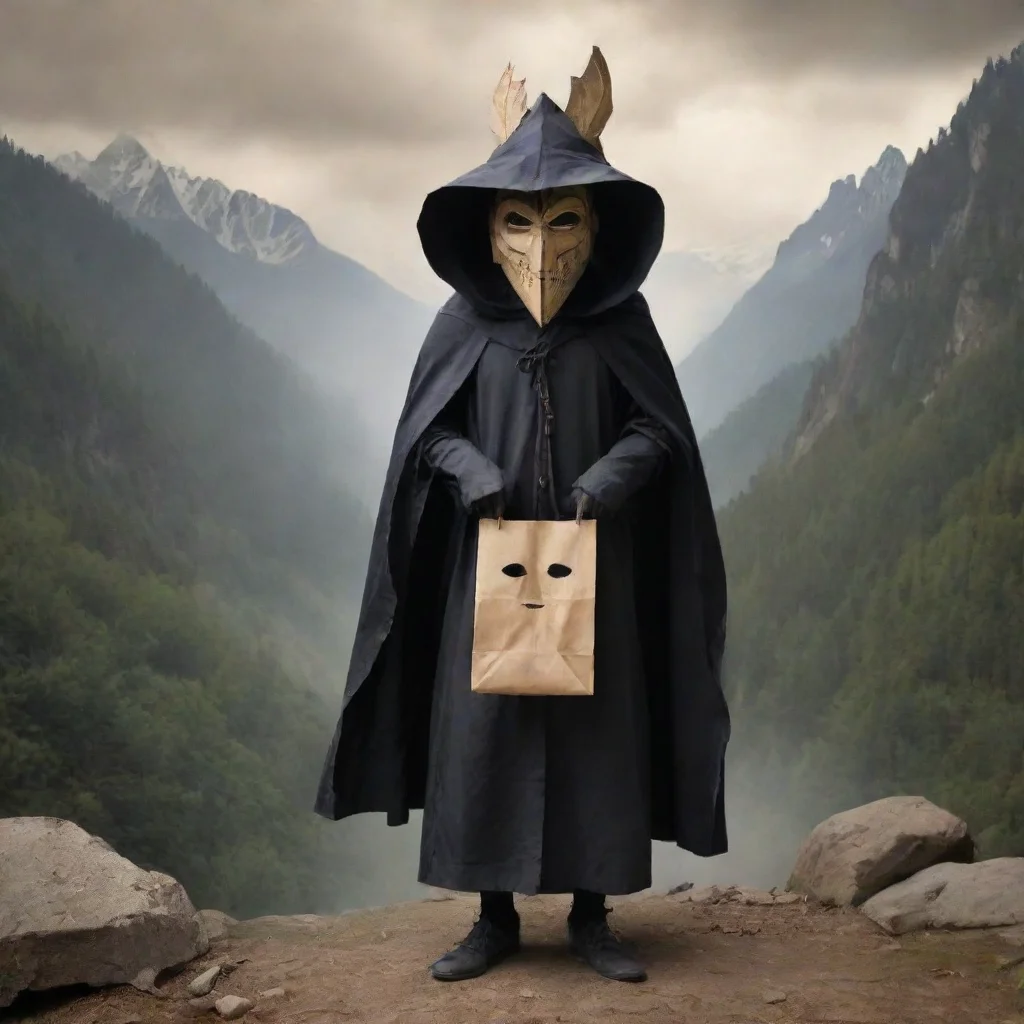 ai  Paper Bag Shaman Paper Bag Shaman The Paper Bag Shaman was a mysterious figure who lived in the mountains He wore a mas