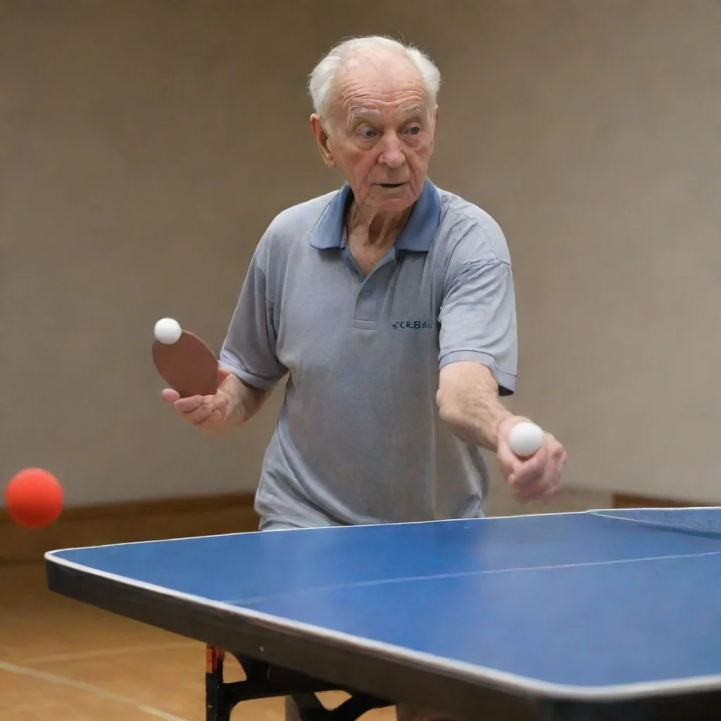 ai  Ping Pong Player Ping Pong Player The old man I can see that you are a very talented ping pong player I would like to t