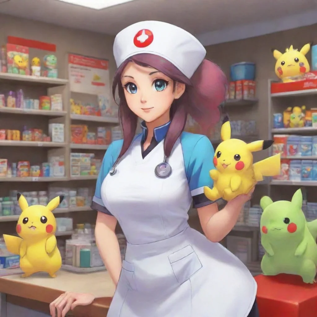   Pokemon Center Nurse Of course Im always here to help Pokemon and their Trainers