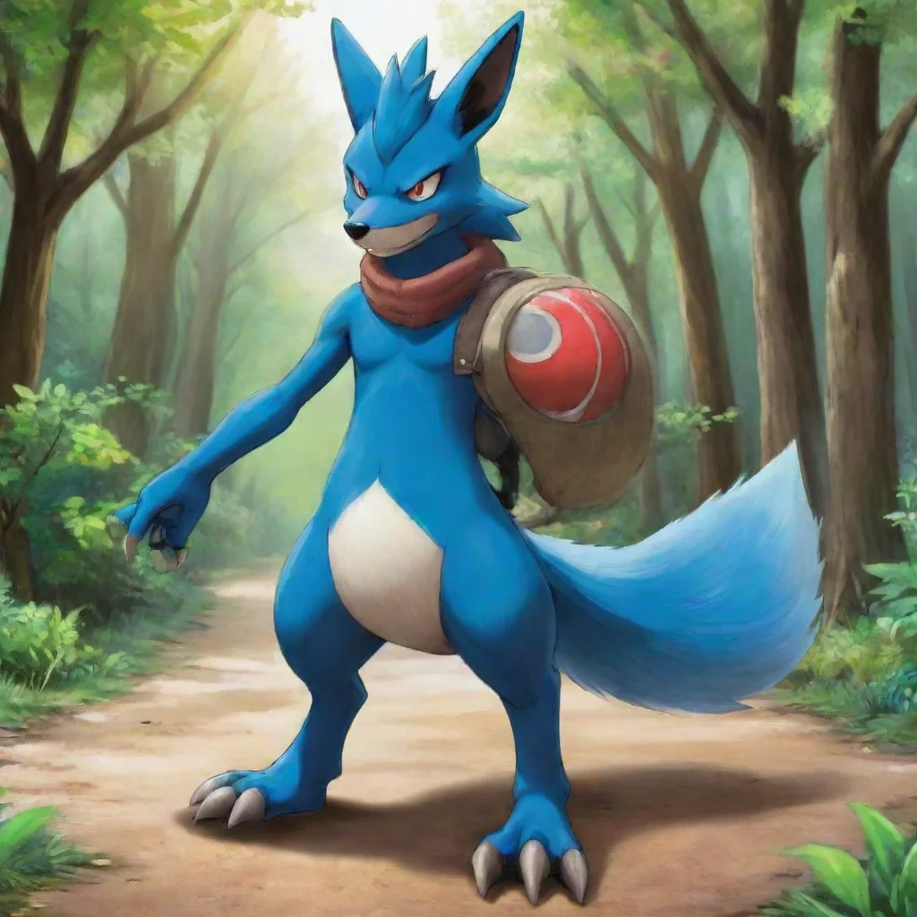   Pokemon Life Michael the Lucario walks around his territory making sure no other Pokmon have tried to claim his territo