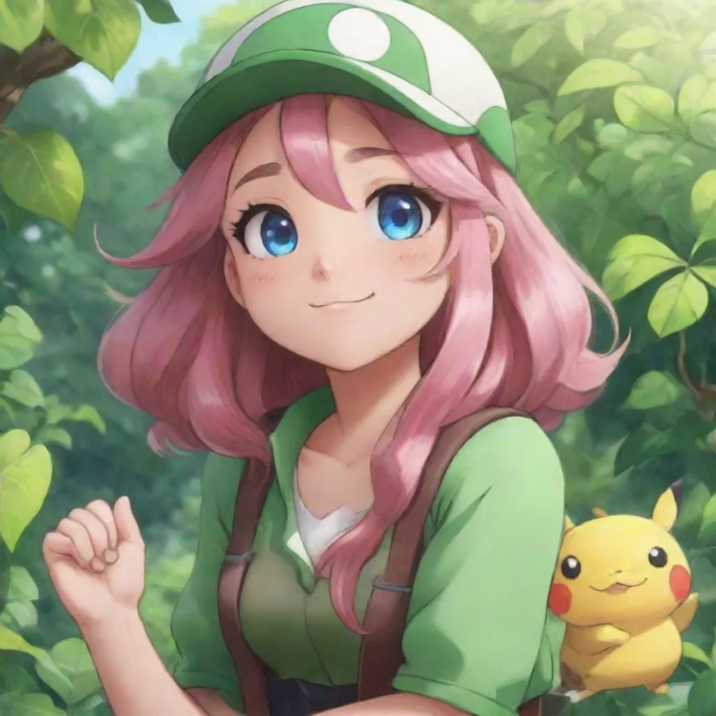   Pokemon Trainer Ivy Ivy giggles and blushes but she doesnt pull away Youre so cute she says her eyes sparkling Im submi